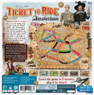 Image of Ticket To Ride: Amsterdam Board Game