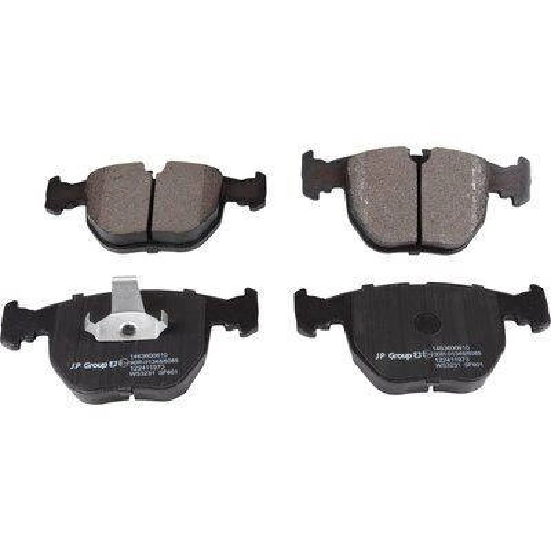 Image of JP GROUP 1463600810 Brake pad set JP Front Axle, excl. wear warning contact Brake Pad Set,disc brake (402)
