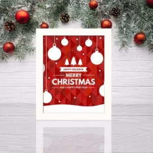 Image of BCTNOEL-004 Multicolor Decorative Framed MDF Painting