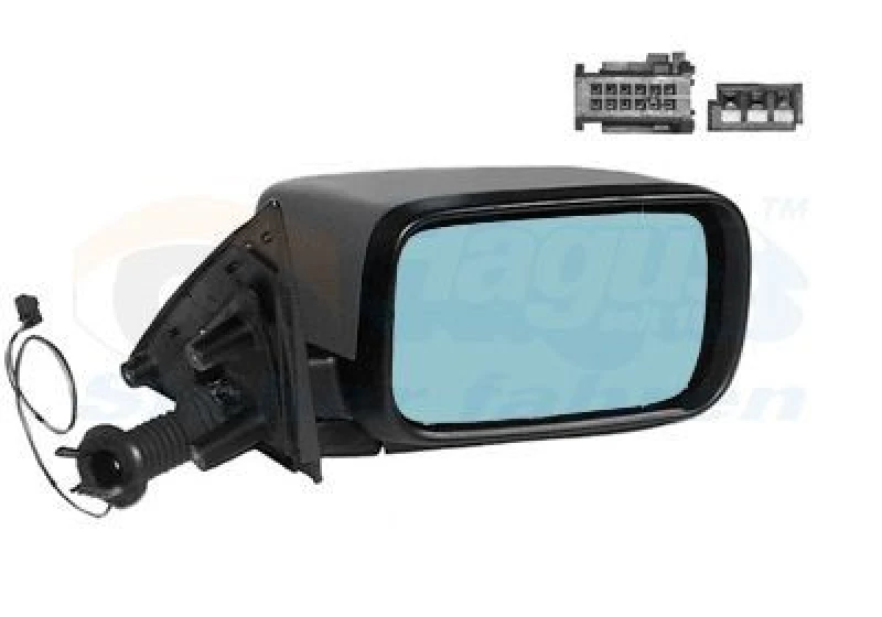 Image of VAN WEZEL Wing mirror VAN WEZEL 0639820