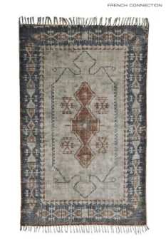 Image of French Connection Vintage King Rug Blue