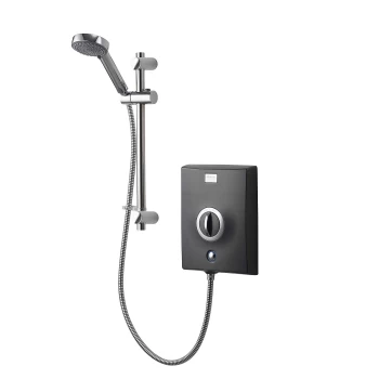 Image of Aqualisa Quartz 10.5kw Electric Shower - Graphite/Chrome