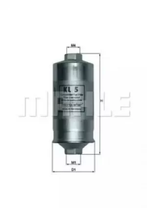 image of Fuel Filter KL5 79893264 by MAHLE Original