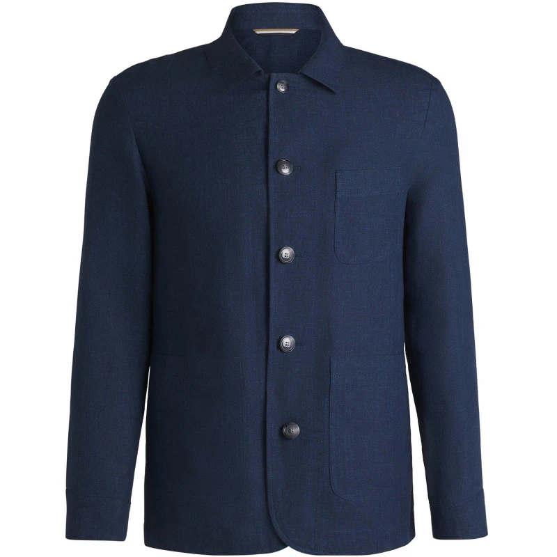 Image of Boss Mens C Carper Formal Jacket Dark Blue male S