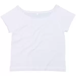 Image of Mantis Womens/Ladies Flash Dance T-Shirt (L) (White)