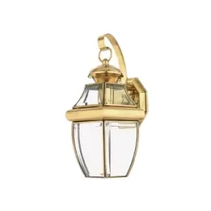 image of Elstead Newbury - Medium Chain Lantern Polished Brass