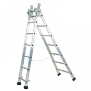 image of Slingsby Transformable Aluminium Ladder 3 Section 6.9m 329052