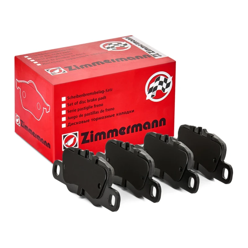 Image of ZIMMERMANN 24554.160.1 Brake pad set Rear Axle, prepared for wear warning indicator, Photo corresponds to scope of supply Brake Pad Set,disc brake (4