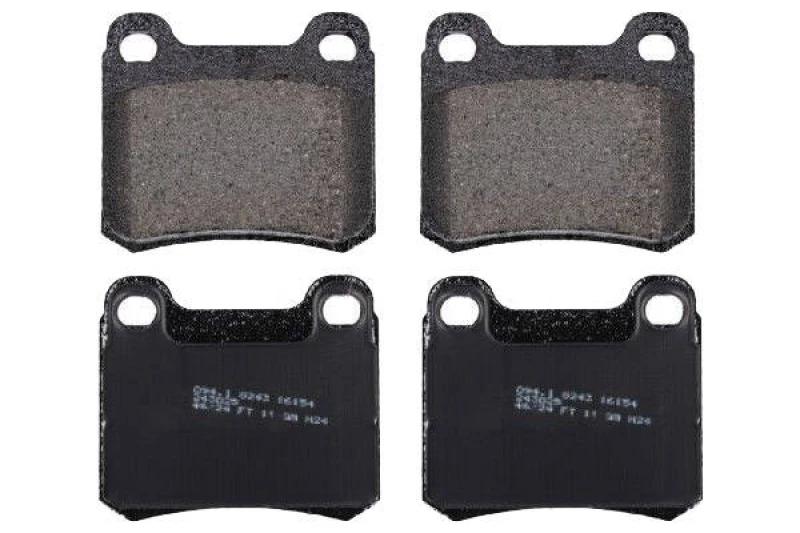 Image of SWAG 10 91 6154 Brake pad set Rear Axle, excl. wear warning contact Brake Pad Set,disc brake (402)