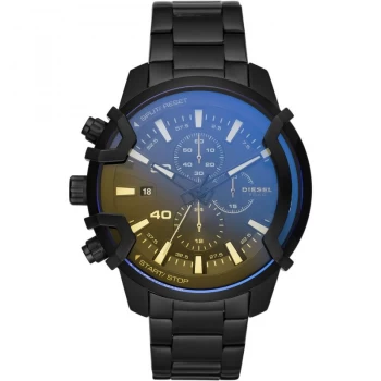 Image of Diesel Black 'GRIFFED' Chronograph Fashion Watch - DZ4529