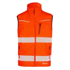 Image of Click Workwear Deltic Hi-vis Gilet Orange L