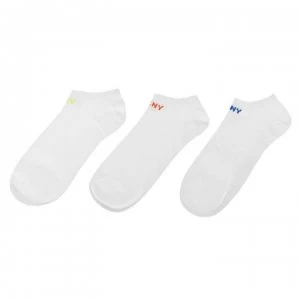 image of DKNY Liner Socks - White