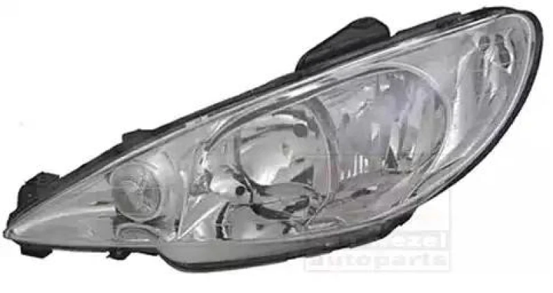 Image of VAN WEZEL 4028965 Headlights H7/H1, Left, without motor for headlamp levelling Headlight (259)