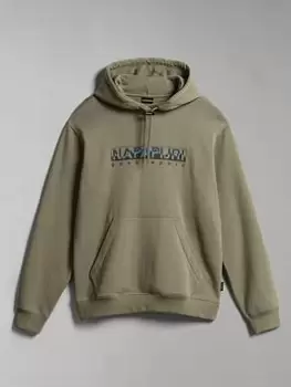 Image of Napapijri Telemark Hoodie - Khaki Size M Men