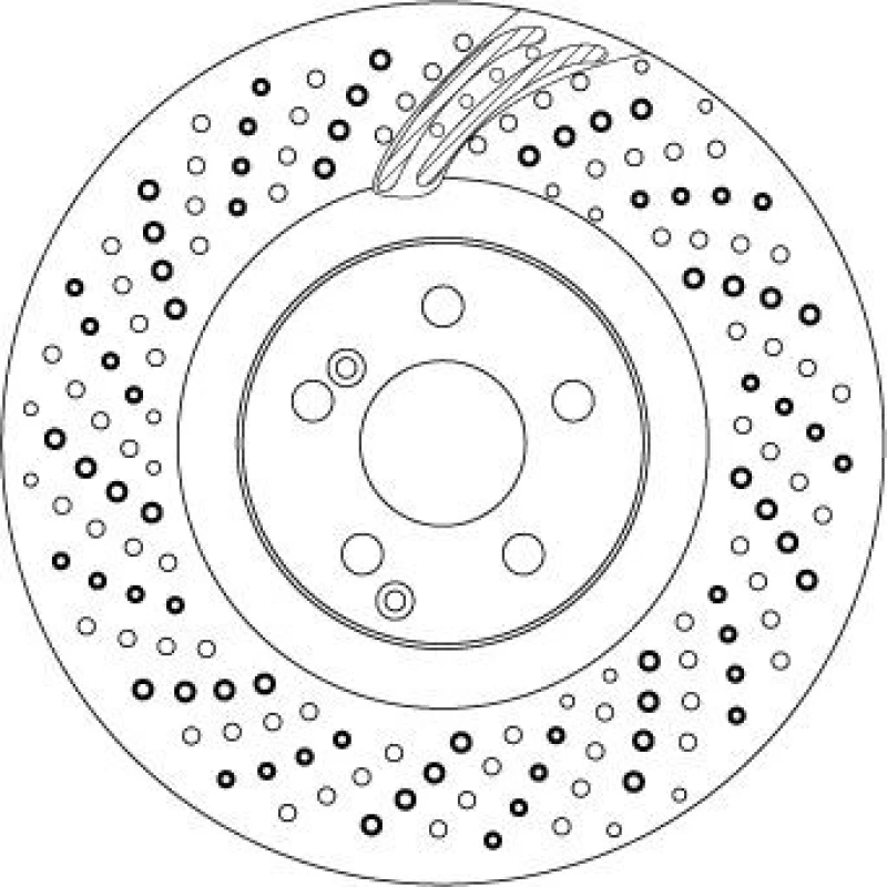 Image of Brake disc TRW DF6862S