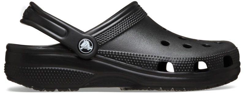 Image of Crocs Unisex Classic Clogs Black W5/M4