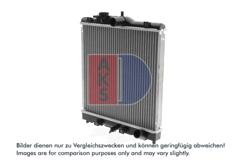 Image of AKS DASIS 100014N Engine radiator Aluminium, Brazed cooling fins Radiator,engine cooling (470)