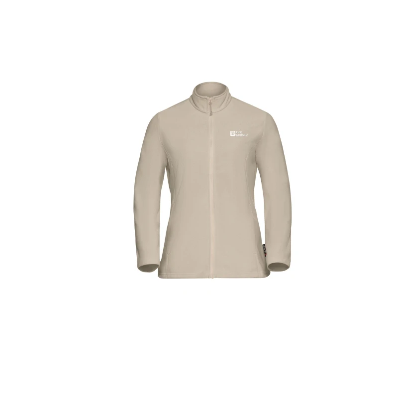 Image of Jack Wolfskin Womens JW Taunus Full-Zip Fleece Pale Sand female 8 (XS)