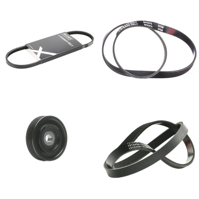 Image of RIDEX 542R0404 V-ribbed belt set V-Ribbed Belt Set (542)