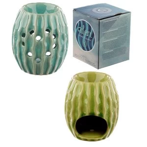 Ceramic Urchin Embossed Oil Burner (1 Random Supplied)