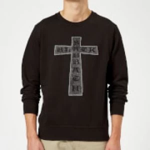 Image of Black Sabbath Cross Sweatshirt - Black