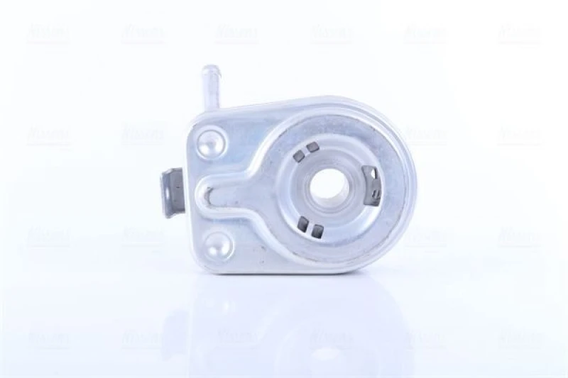 Image of NISSENS 91447 Oil Cooler ** FIRST FIT ** with gaskets/seals, without filter Aluminium Oil Cooler,engine oil (469)