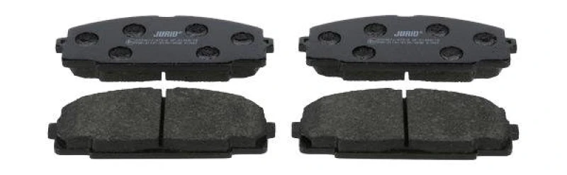 Image of JURID 572367J Brake pad set not prepared for wear warning indicator, without accessories Brake Pad Set,disc brake (402)