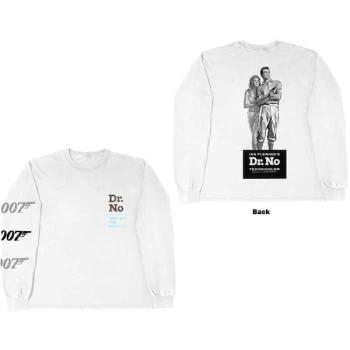 Image of James Bond 007 - Dr No Unisex Large T-Shirt - White