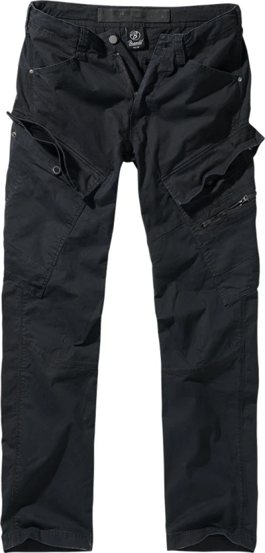 Image of Brandit Adven Trousers Slim Fit Cloth Trousers Black XL Men