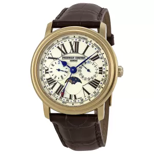 image of Frederique Constant Classics Business Timer Watch FC-270EM4P5