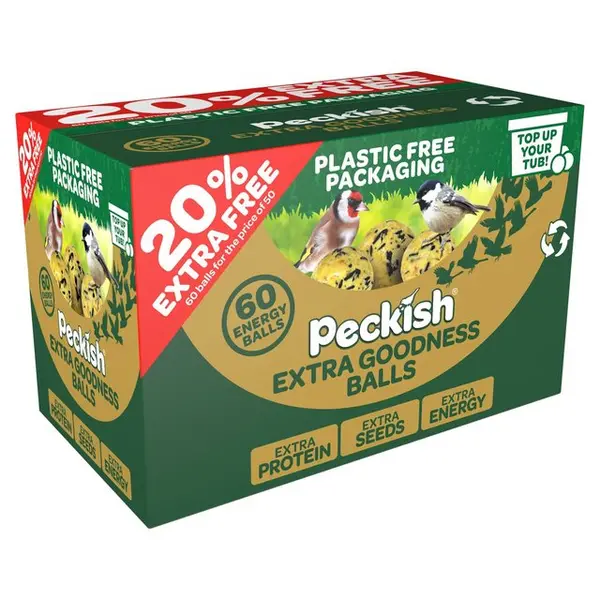 Image of Peckish Extra Goodness Energy Balls Bird Food 50 Pcs