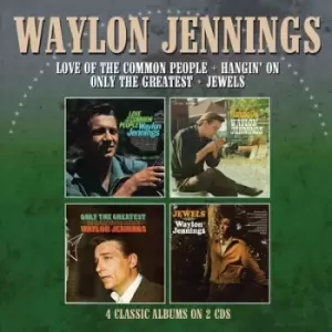 Image of Love of the Common People/Hangin On/Only the Greatest/Jewels by Waylon Jennings CD Album