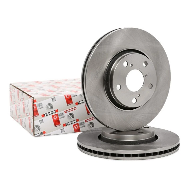 Image of FERODO DDF1756 Brake disc Vented, Oiled, without bolts/screws Brake Disc (82)