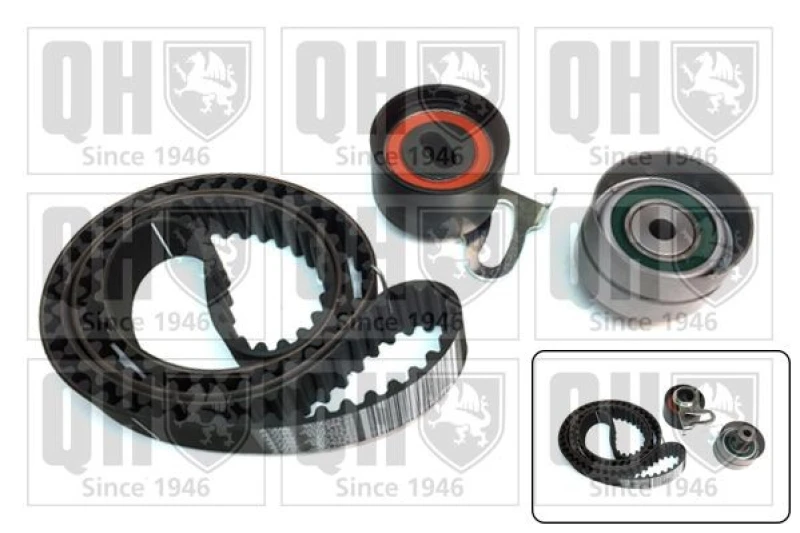Image of QUINTON HAZELL Timing belt kit QUINTON HAZELL QBK729
