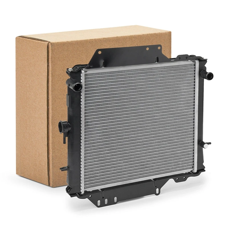 Image of RIDEX 470R0217 Engine radiator Aluminium, Brazed cooling fins, Plastic Aluminium, Plastic Radiator,engine cooling (470)
