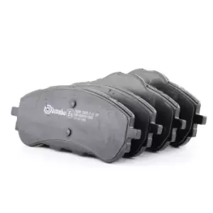 Image of BREMBO Brake pad set PRIME LINE P 61 120 Brake pads,Brake pad set, disc brake OPEL,PEUGEOT,CITROEN,COMBO Großraumlimousine (X19)