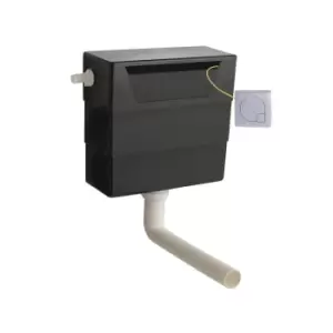 Image of Hudson Reed Universal Access Cistern & Square Chrome Flush Plate