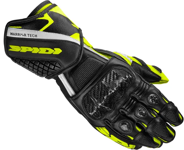 Image of Spidi Carbo 5 Black Fluo Yellow Size 3XL