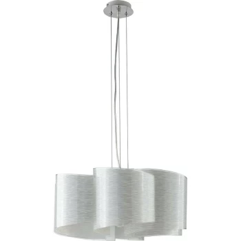 Image of Fan Europe Lighting - Fan Europe JOYCE 6 Light Pendant Ceiling Light White 60x25cm