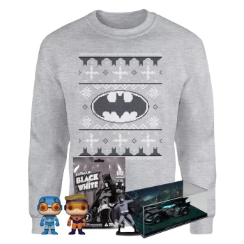 Image of DC Comics Officially Licensed MEGA Christmas Gift Set - Includes Christmas Sweatshirt plus 3 gifts - XL