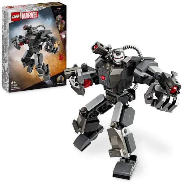 image of LEGO Marvel War Machine Mech Armour Building Toy Set 76277