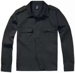 Image of Brandit US Long-Sleeved Shirt Longsleeve black
