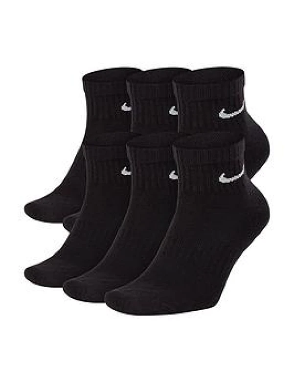 Image of Nike Everyday Cushioned Ankle 6er Pack Socks Black C010 M