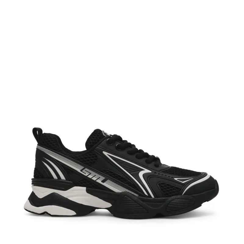 Image of Steve Madden Womens Heritage Low-Top Trainers Black Mutli female 4 (37)