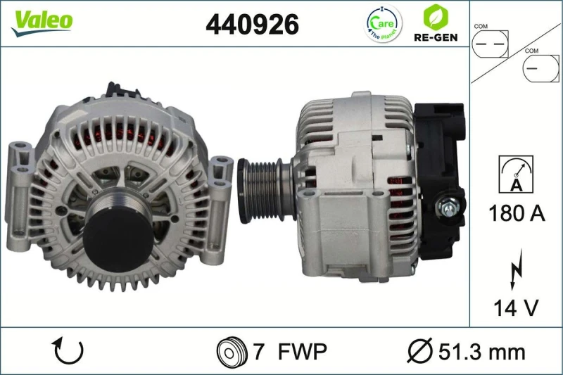 Image of Alternator VALEO 440926