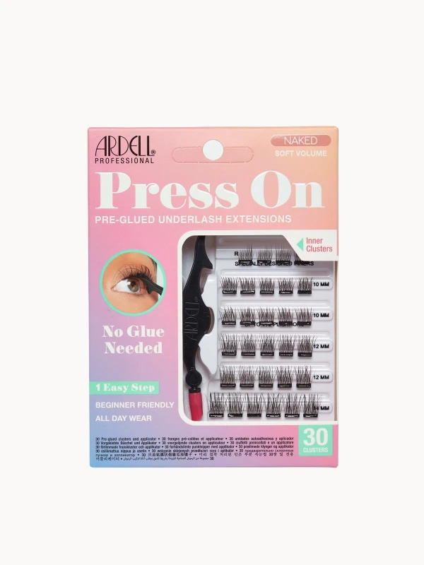 Image of Ardell Naked 30 Pre-Glued Press On Underlash Extensions - Soft Volume Black