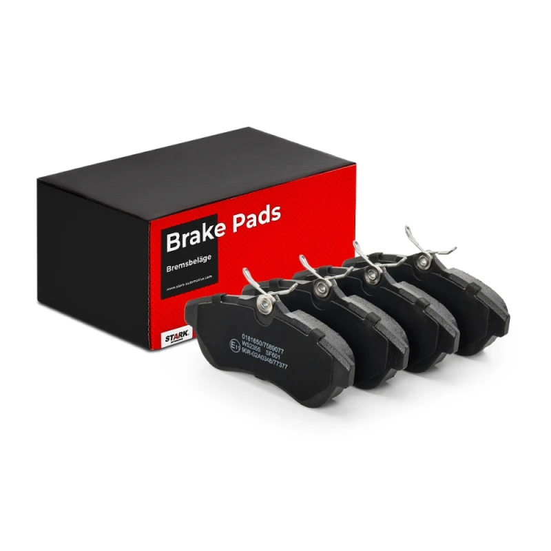 Image of STARK SKBP-0010406 Brake pad set Front Axle, excl. wear warning contact Brake Pad Set,disc brake (402)
