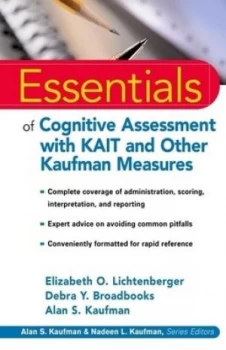 Image of Essentials of Cognitive Assessment with Kait and Other Kaufman Measures by Elizabeth O. Lichtenberger Paperback