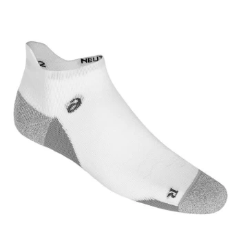 Image of Asics Road Ankle Socks - White/Grey