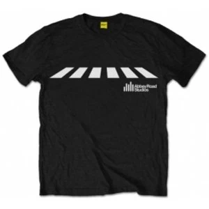 image of Abbey Road Studios Crossing Mens Black T Shirt: 3XL